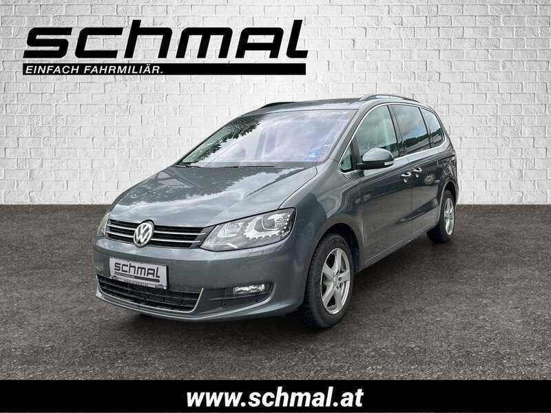 Dunkelgrau metallic Gebraucht 2016 VW Sharan Business Van / Kleinbus | € 14.990 (Guter Preis) - Bild 1/4