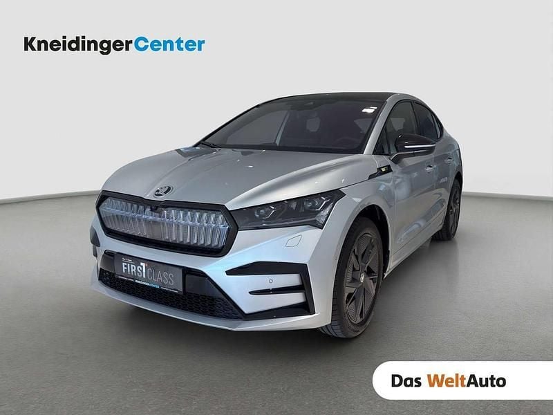Silber metallic Gebraucht 2025 Skoda Enyaq iV RS SUV | € 54.900 (Teuer) - Bild 1/4