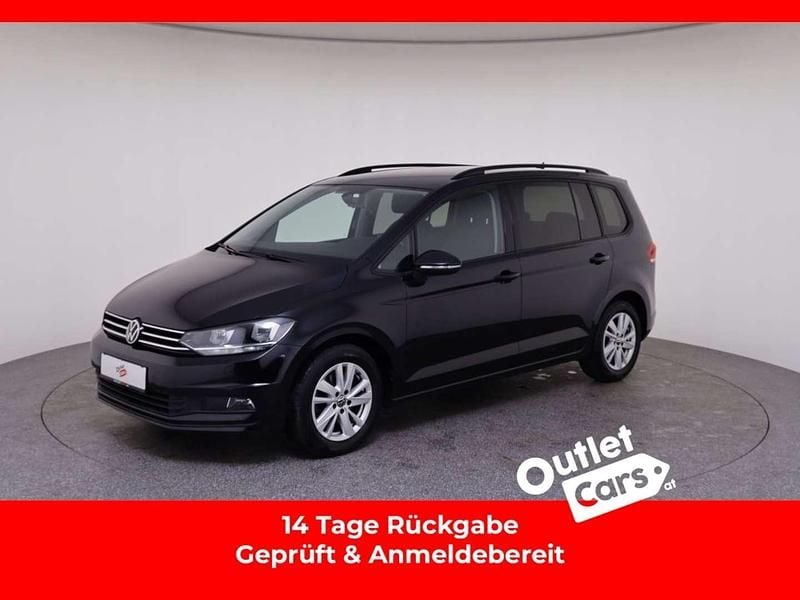 Schwarz metallicperleffektno Gebraucht 2021 VW Touran Comfortline Van / Kleinbus | € 22.550 (Guter Preis) - Bild 1/3