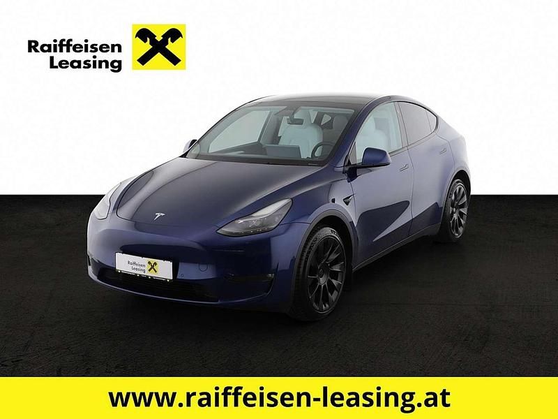 Blau Gebraucht 2021 Tesla Model Y Long Range AWD SUV | € 30.990 (Fairer Preis) - Bild 1/3