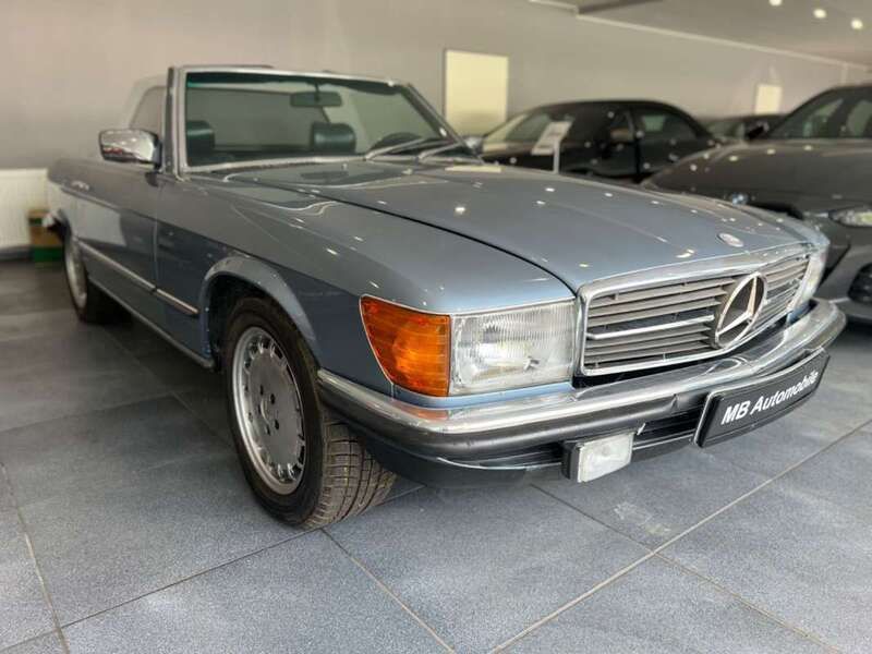 Gebraucht Mercedes SL380 204 PS (150 kW) 1985 Blau Cabrio