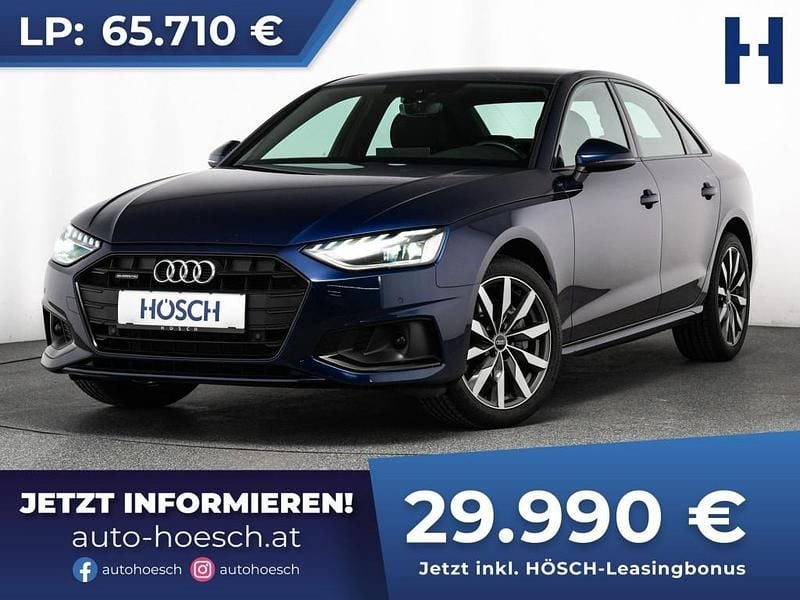 Gebraucht Audi A4 Advanced 204 PS (150 kW) 2022 Blau Limousine