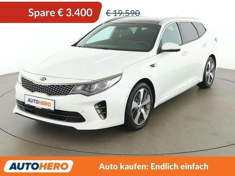 Weiß Gebraucht 2017 Kia Optima GT-Line Kombi | € 16.190 - Bild 1/3