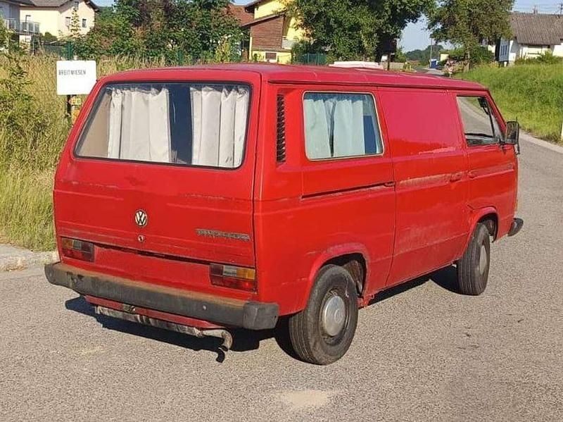 Rot Gebraucht 1989 VW T3 Van | € 2.000 - Bild 1/4