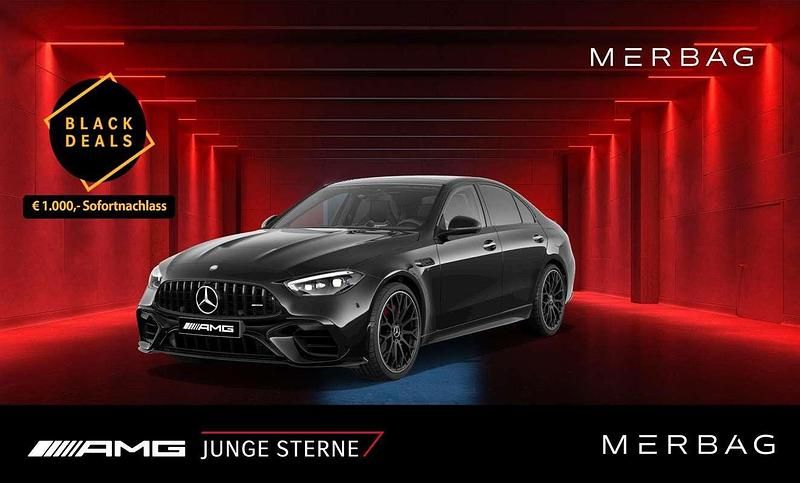 Schwarz Gebraucht 2025 Mercedes C63 AMG AMG Limousine | € 109.990 - Bild 1/4