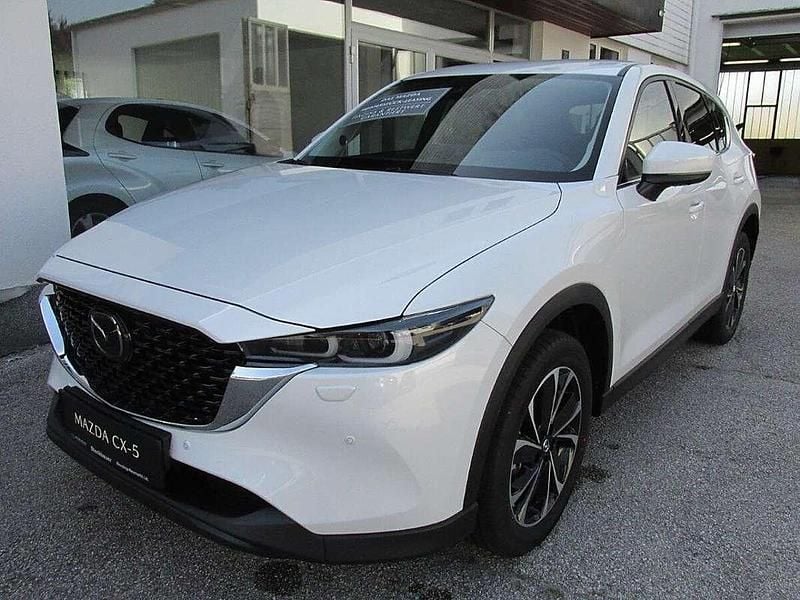Weiß Gebraucht 2024 Mazda CX-5 Exclusive-Line SUV | € 33.980 (Etwas zu teuer) - Bild 1/4