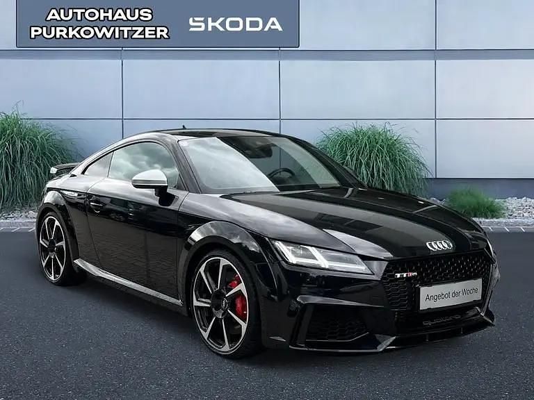 Schwarz metallicperleffektno Gebraucht 2018 Audi TT RS Coupé | € 61.990 - Bild 1/4