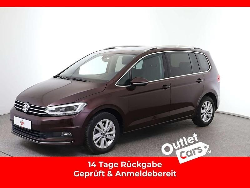 Rot Gebraucht 2020 VW Touran Highline Van / Kleinbus | € 29.990 (Teuer) - Bild 1/4