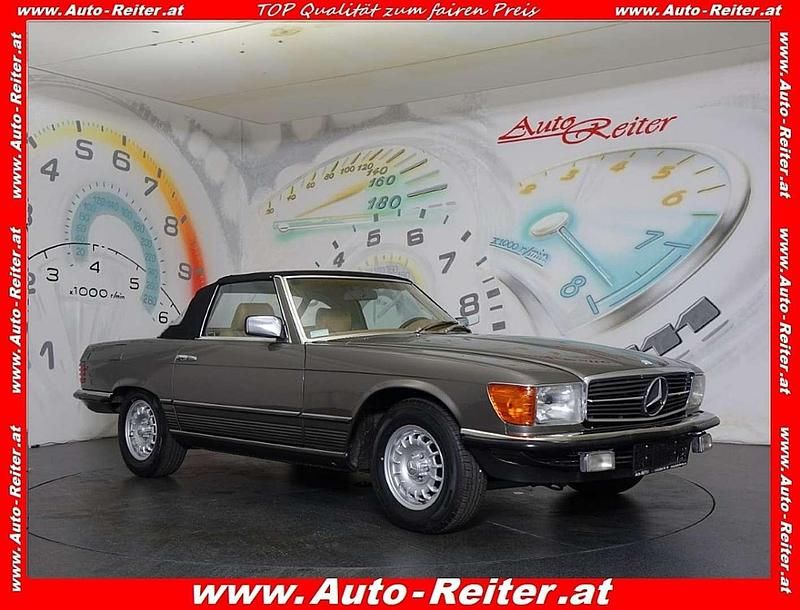 Grau Gebraucht 1983 Mercedes SL380 Cabrio | € 38.980 - Bild 1/3