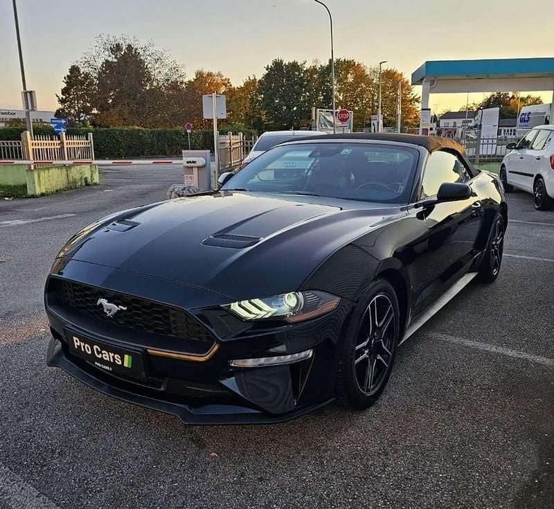 Schwarz Gebraucht 2019 Ford Mustang Convertible Cabrio | € 38.990 - Bild 1/4