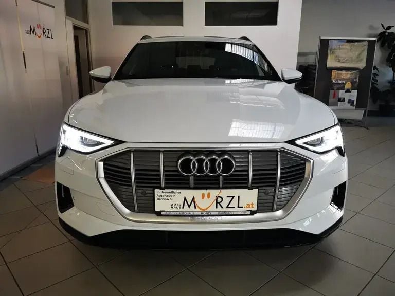 Gebraucht Audi e-tron Business 300 kW (408 PS) 2021 Weiss  metallic SUV