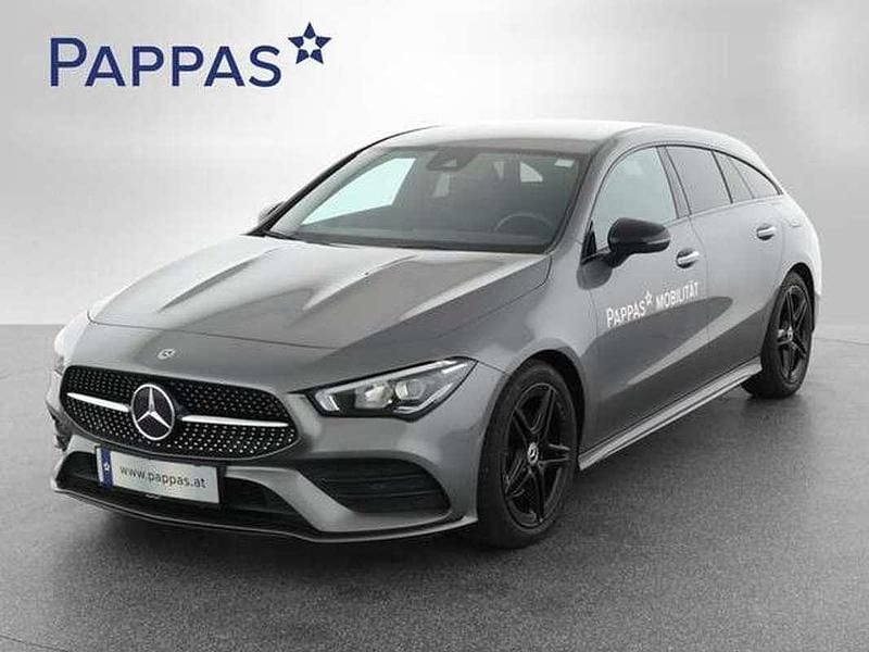 Grau Gebraucht 2020 Mercedes CLA180 Shooting Brake AMG line Kombi | € 37.900 - Bild 1/3