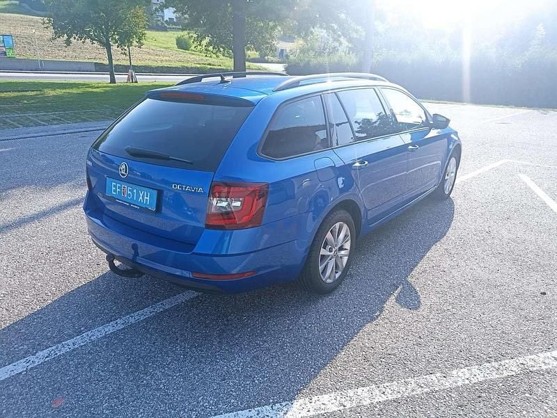 Gebraucht Skoda Octavia 116 PS (85 kW) 2019 Blau Kombi