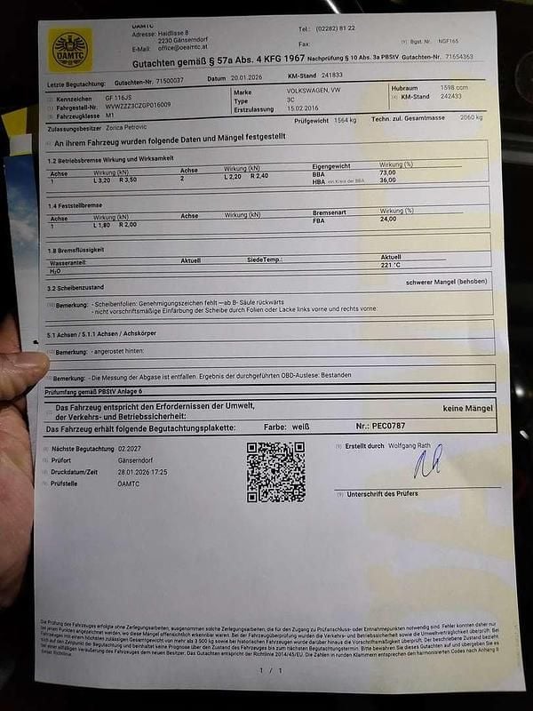 Gebraucht VW Passat Comfortline 120 PS (88 kW) 2016 Schwarz Kombi