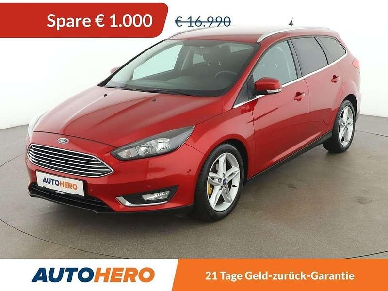 Rot Gebraucht 2018 Ford Focus Titanium Kombi | € 15.990 (Etwas zu teuer) - Bild 1/3