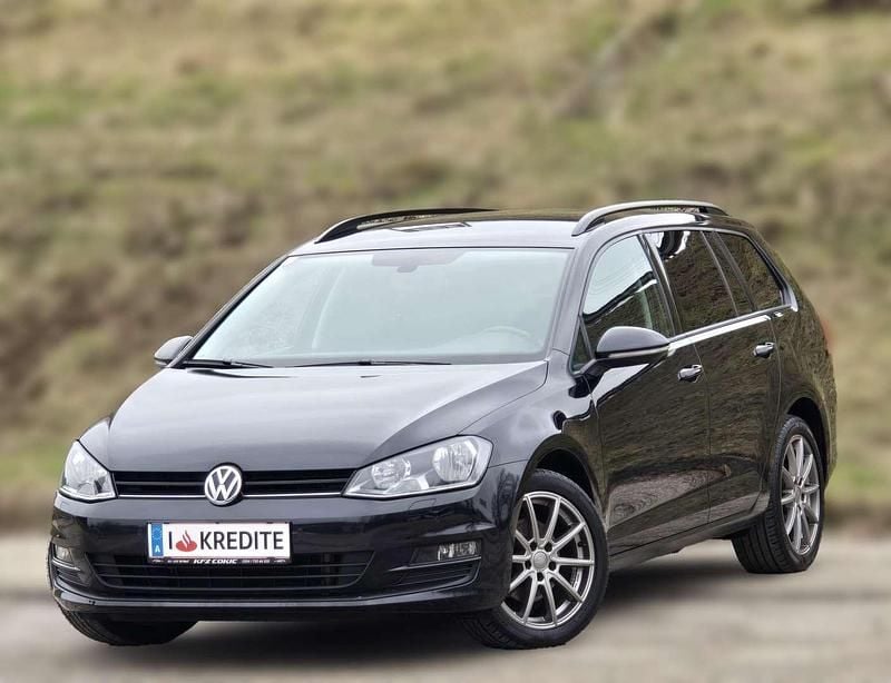 Gebraucht VW Golf VII Comfortline 110 PS (80 kW) 2017 Schwarz Kombi