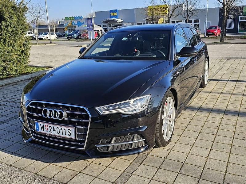 Schwarz Gebraucht 2018 Audi A6 S-Line Kombi | € 25.850 (Guter Preis) - Bild 1/4
