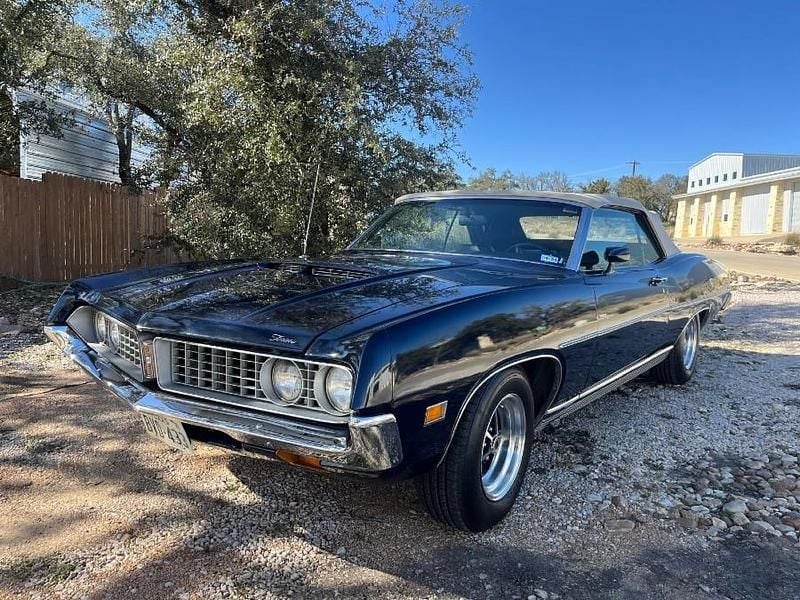 Dunkelblau Gebraucht 1971 Ford Torino Convertible Cabrio | € 37.900 - Bild 1/2