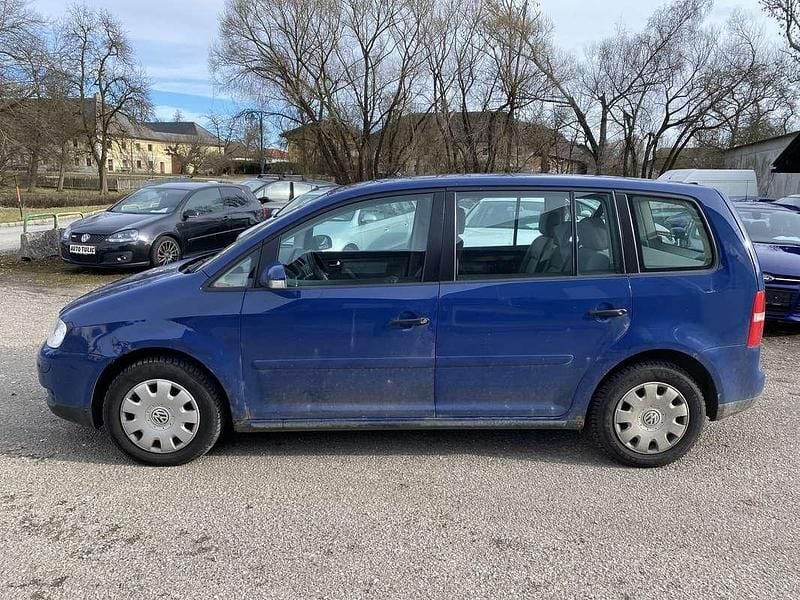 Gebraucht VW Touran Conceptline 90 PS (66 kW) 2005 Blau Van / Kleinbus