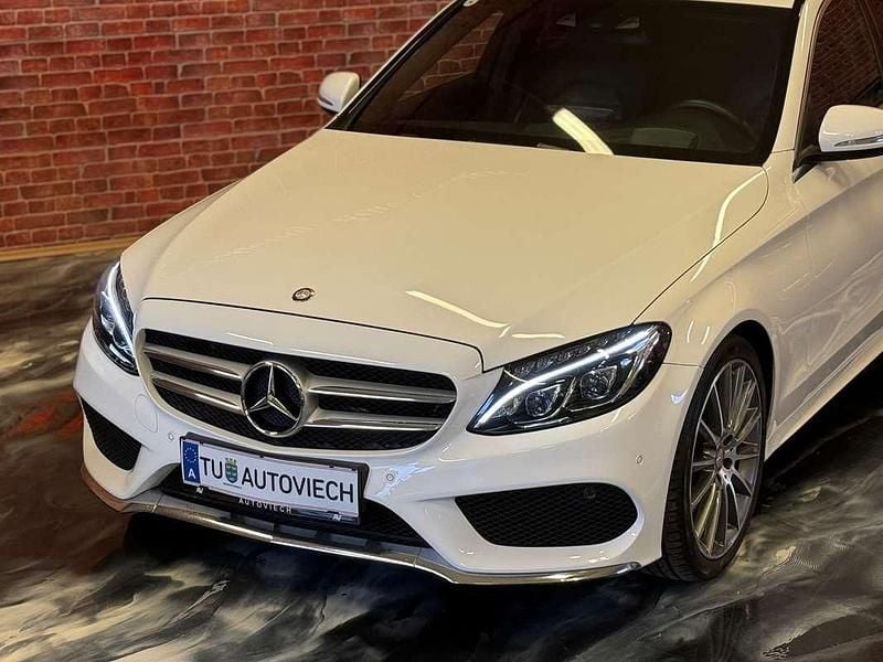 Gebraucht Mercedes C180 AMG line 156 PS (114 kW) 2014 Weiß Limousine