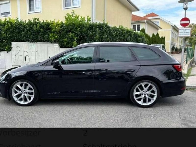 Schwarz Gebraucht 2017 Seat Leon ST FR Kombi | € 10.500 (Guter Preis) - Bild 1/4