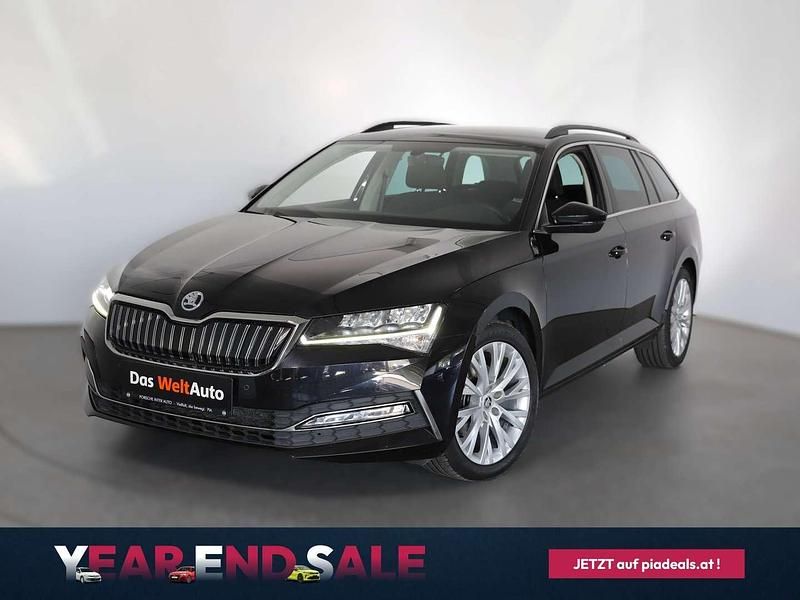 Schwarz metallicperleffektno Gebraucht 2021 Skoda Superb Style Kombi | € 23.980 (Fairer Preis) - Bild 1/4
