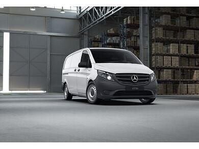 Gebraucht Mercedes e-Vito 85 kW (116 PS) 2021 Weiß Van / Kleinbus