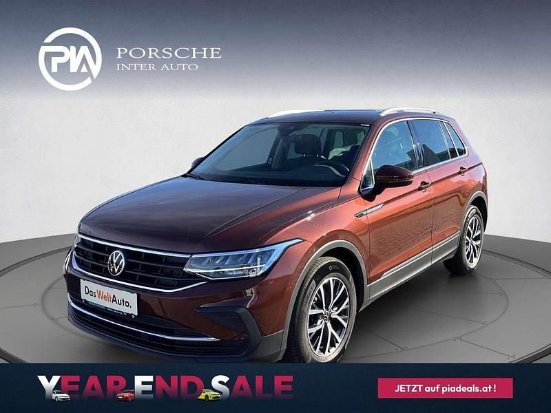 Braun Gebraucht 2021 VW Tiguan Life SUV | € 21.900 (Superpreis) - Bild 1/4