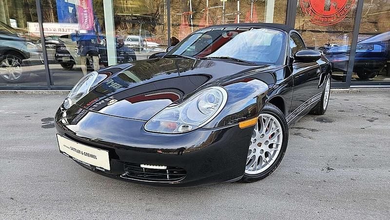 Gebraucht Porsche Boxster 220 PS (161 kW) 2001 Schwarz Cabrio