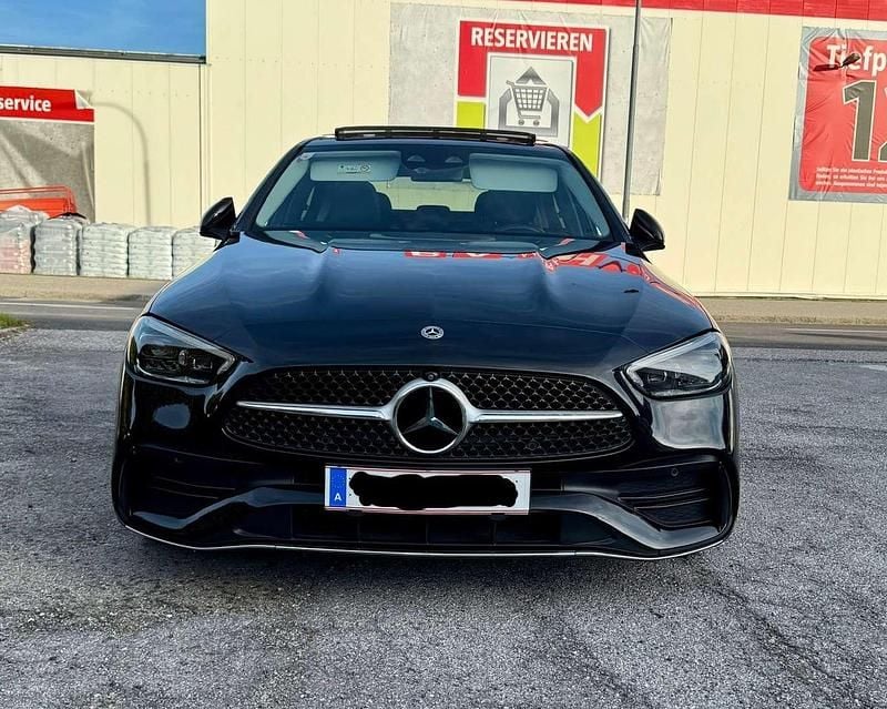 Schwarz Gebraucht 2022 Mercedes C220 Limousine | € 47.999 (Teuer) - Bild 1/4