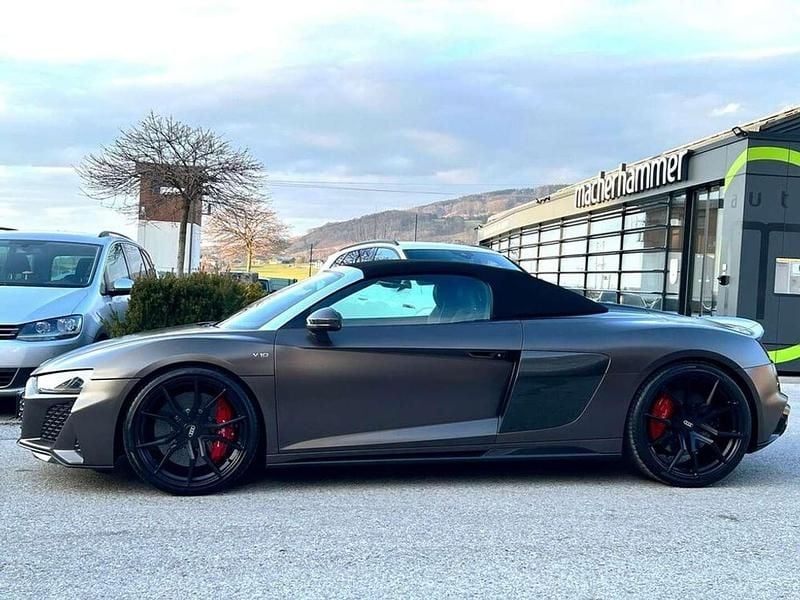 Gebraucht Audi R8 Spyder Performance 620 PS (456 kW) 2020 Braun Cabrio