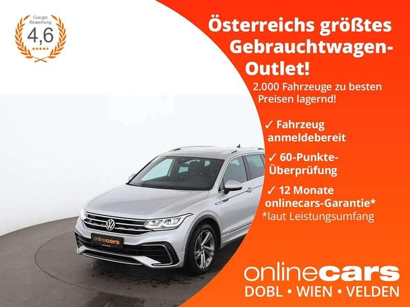Silber Gebraucht 2021 VW Tiguan R-line SUV | € 28.490 (Fairer Preis) - Bild 1/4