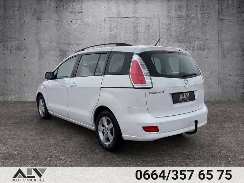 Gebraucht Mazda 5 Comfort 110 PS (80 kW) 2010 Weiß Van / Kleinbus