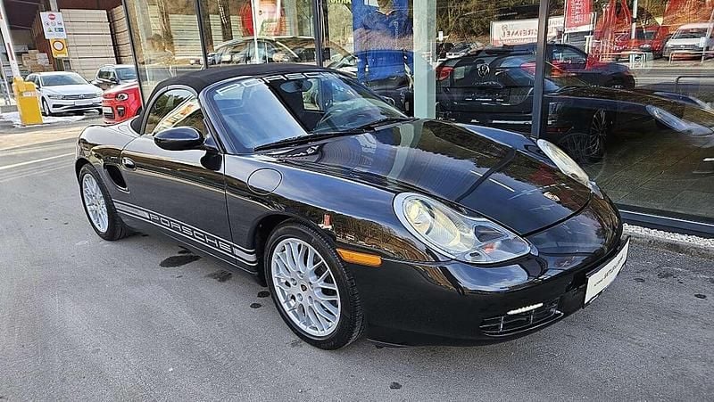 Gebraucht Porsche Boxster 220 PS (161 kW) 2001 Schwarz Cabrio