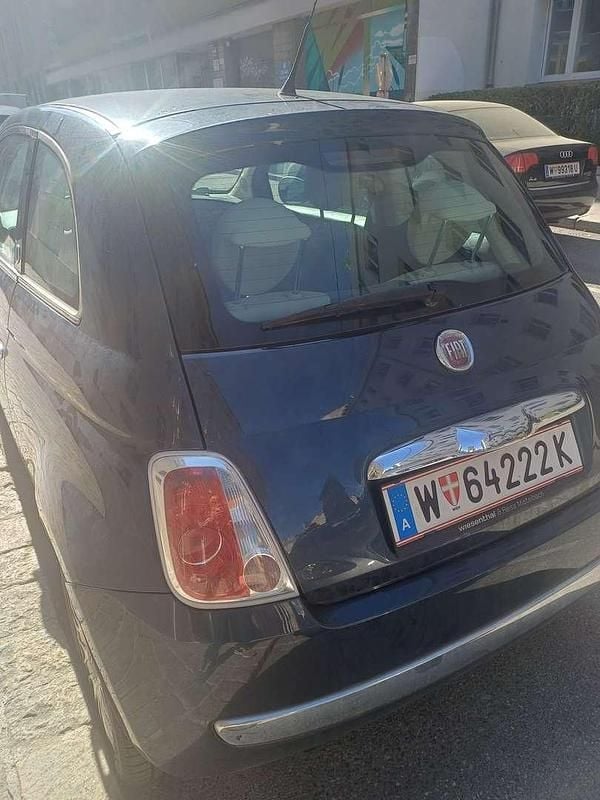 Gebraucht Fiat 500 69 PS (50 kW) 2009 Blau Limousine