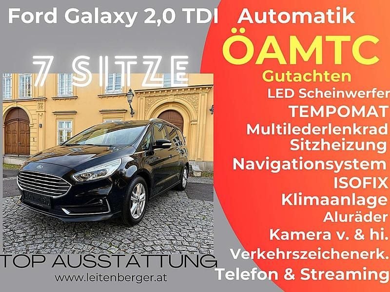 Schwarz Gebraucht 2021 Ford Galaxy Titanium Van / Kleinbus | € 18.800 (Fairer Preis) - Bild 1/4