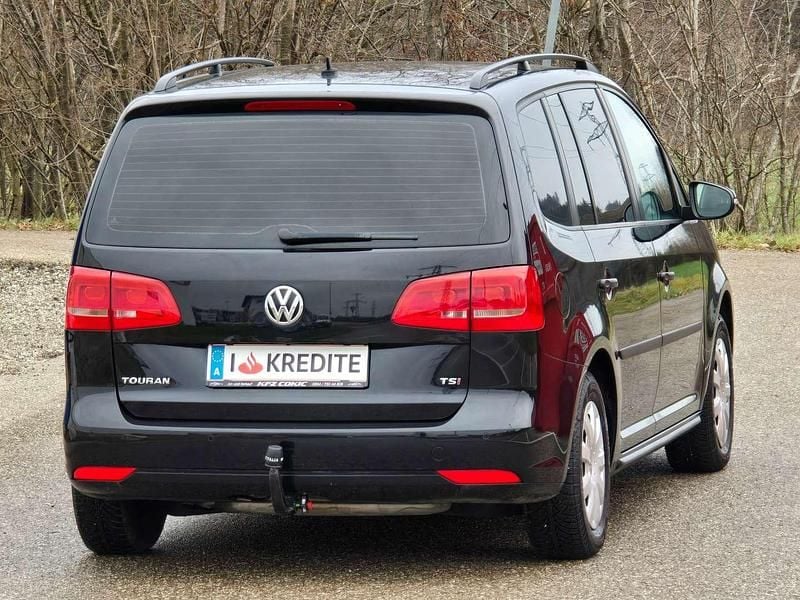 Gebraucht VW Touran Trendline 140 PS (102 kW) 2012 Schwarz Van / Kleinbus