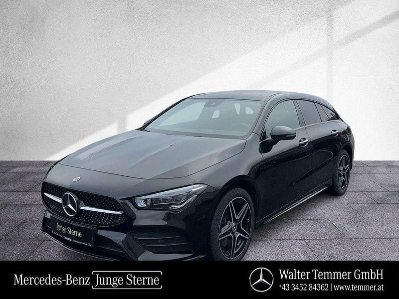 Schwarz Gebraucht 2024 Mercedes CLA250e AMG Limousine | € 36.950 - Bild 1/4