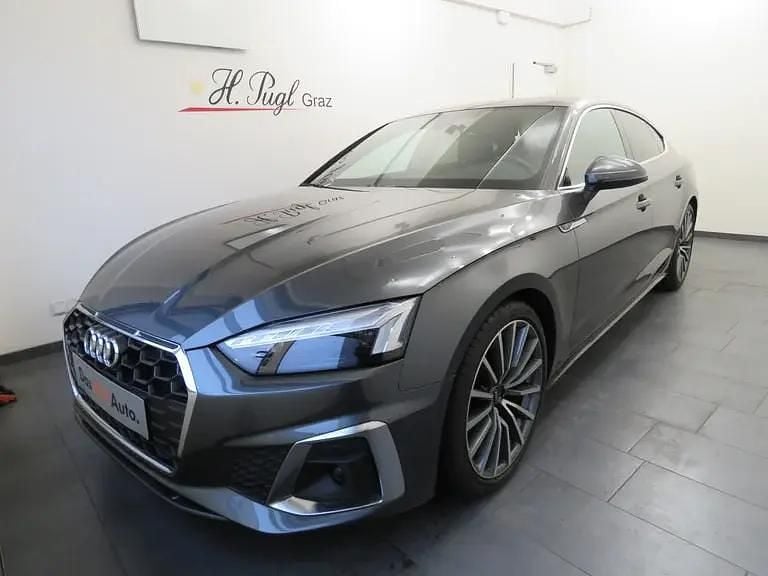 Mittelgrau metallicperleffekt Gebraucht 2021 Audi A5 Sportback S-Line Kleinwagen | € 39.900 (Etwas zu teuer) - Bild 1/4