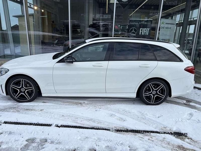 Gebraucht Mercedes C220 AMG line 194 PS (142 kW) 2019 Weiß Kombi