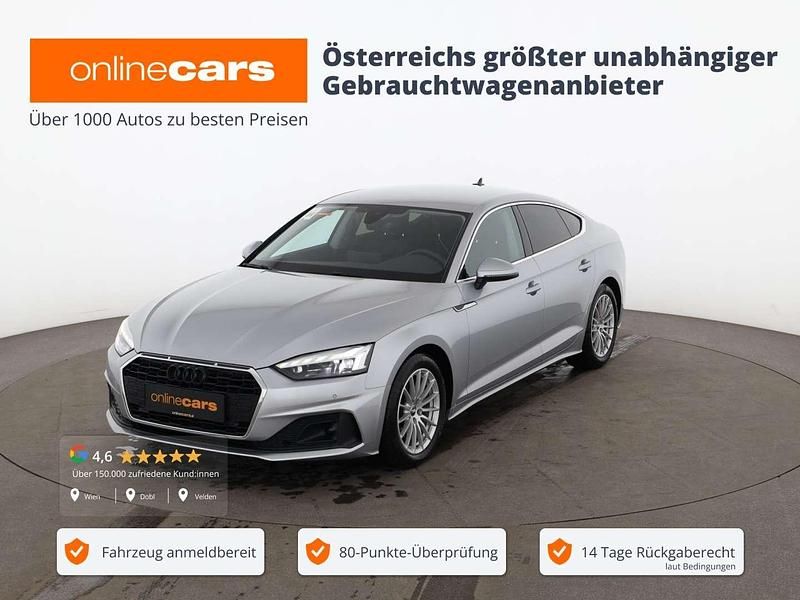 Silber Gebraucht 2020 Audi A5 Sportback Comfort Kleinwagen | € 27.790 (Guter Preis) - Bild 1/4