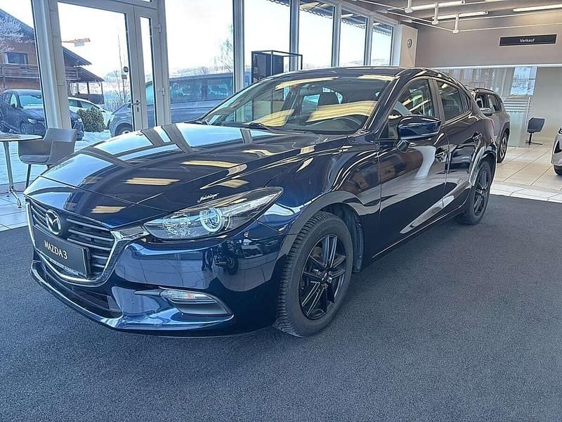 Gebraucht Mazda 3 Emotion 101 PS (74 kW) 2017 Blau Kleinwagen