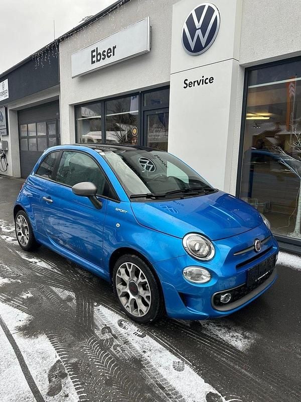 Mittelblau normal Gebraucht 2021 Fiat 500 Lounge | € 11.900 (Guter Preis) - Bild 1/4