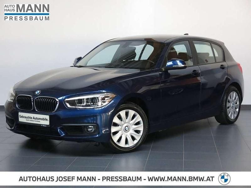 Blau Gebraucht 2018 BMW 118 Advantage Kleinwagen | € 21.990 (Fairer Preis) - Bild 1/4