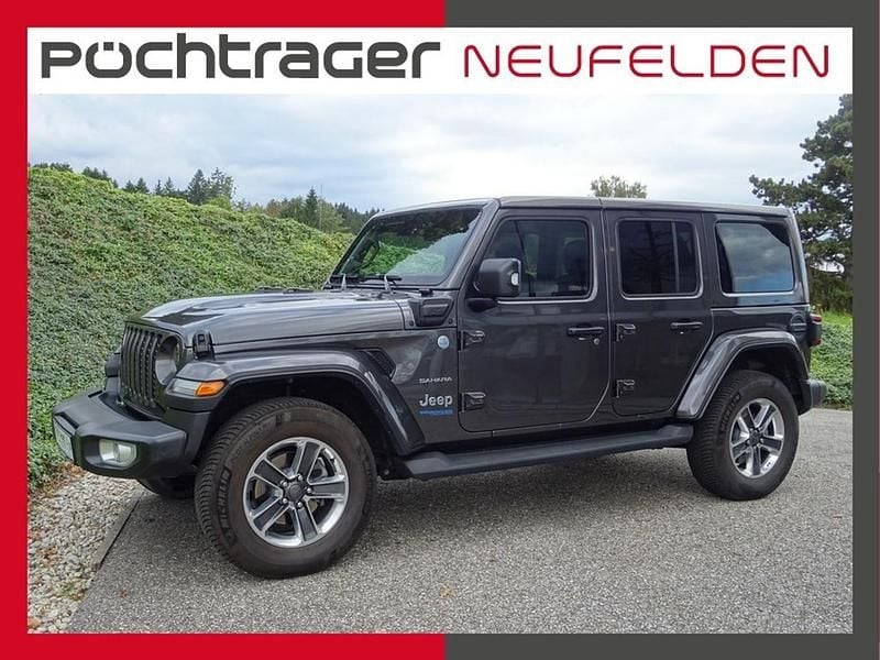 Grau Gebraucht 2021 Jeep Wrangler Sahara SUV | € 46.980 - Bild 1/4