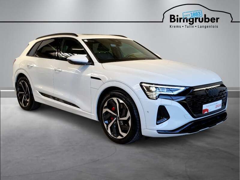 Weiss metallic Gebraucht 2024 Audi Q8 e-tron Business SUV | € 59.990 (Guter Preis) - Bild 1/4