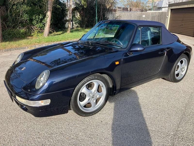 Blau Gebraucht 1995 Porsche 993 Cabrio | € 109.993 - Bild 1/4