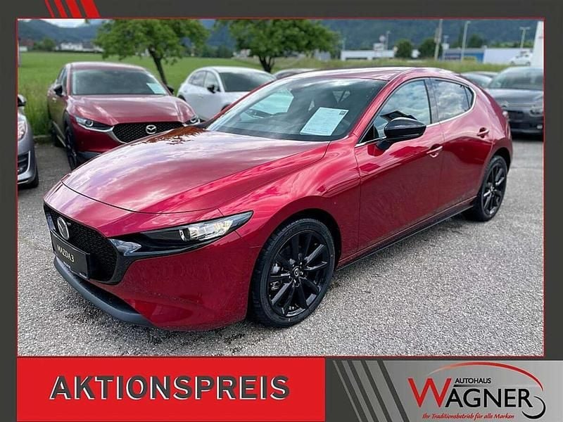 Neu Mazda 3 Homura-Line 140 PS (102 kW) 2025 Rot Limousine