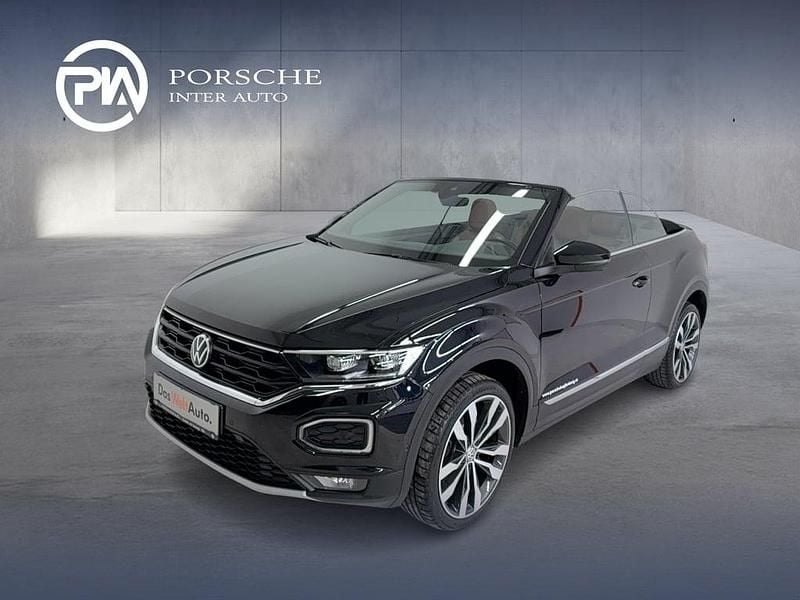 Schwarz metallic Gebraucht 2021 VW T-Roc Cabriolet Style Cabrio | € 23.990 (Etwas zu teuer) - Bild 1/4