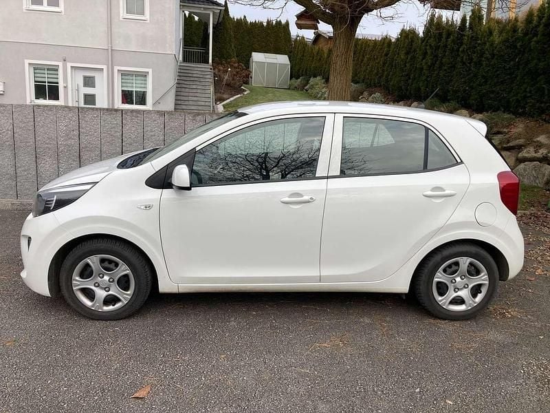 Gebraucht Kia Picanto 67 PS (49 kW) 2018 Weiß Kleinwagen